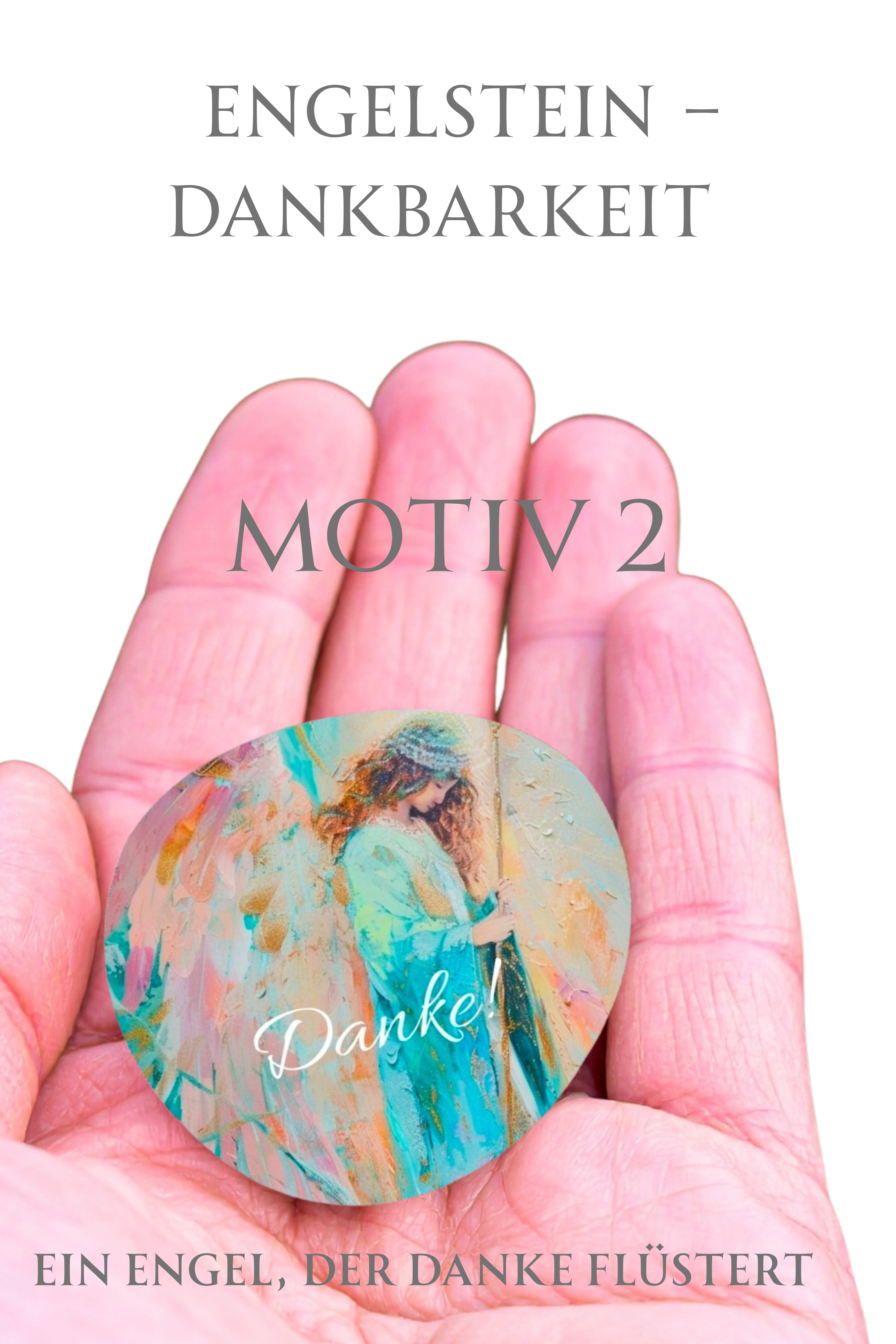 Engelstein „Dankbarkeit“ –Schutzengel| Ein Engel, der „Danke“ flüstert