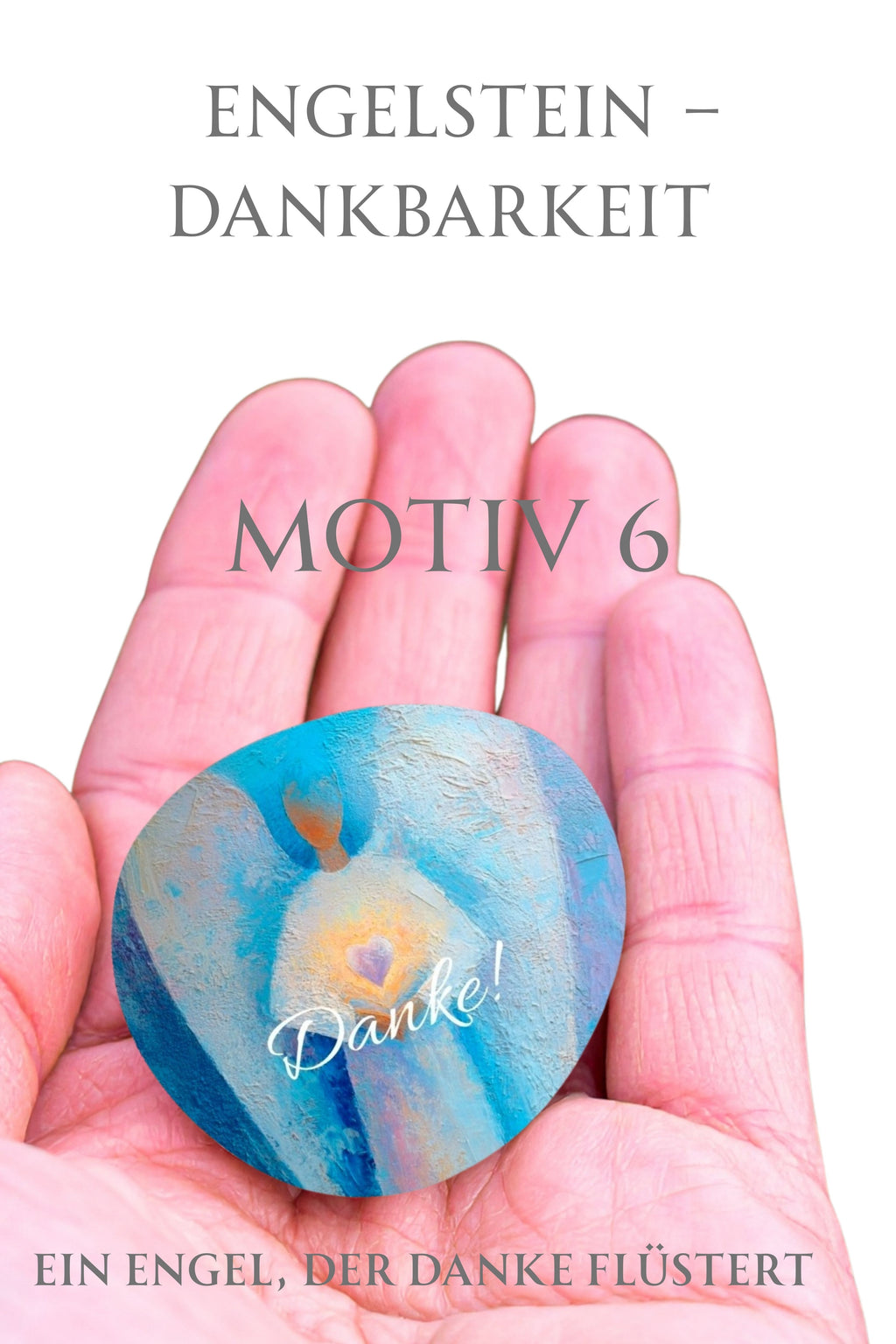 Engelstein „Dankbarkeit“ –Schutzengel| Ein Engel, der „Danke“ flüstert