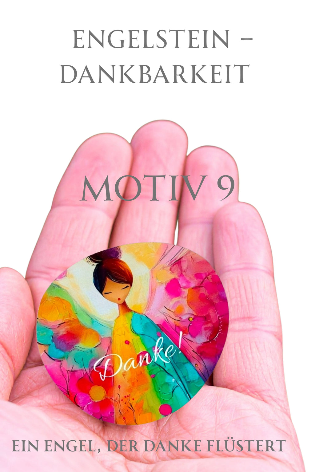 Engelstein „Dankbarkeit“ –Schutzengel| Ein Engel, der „Danke“ flüstert