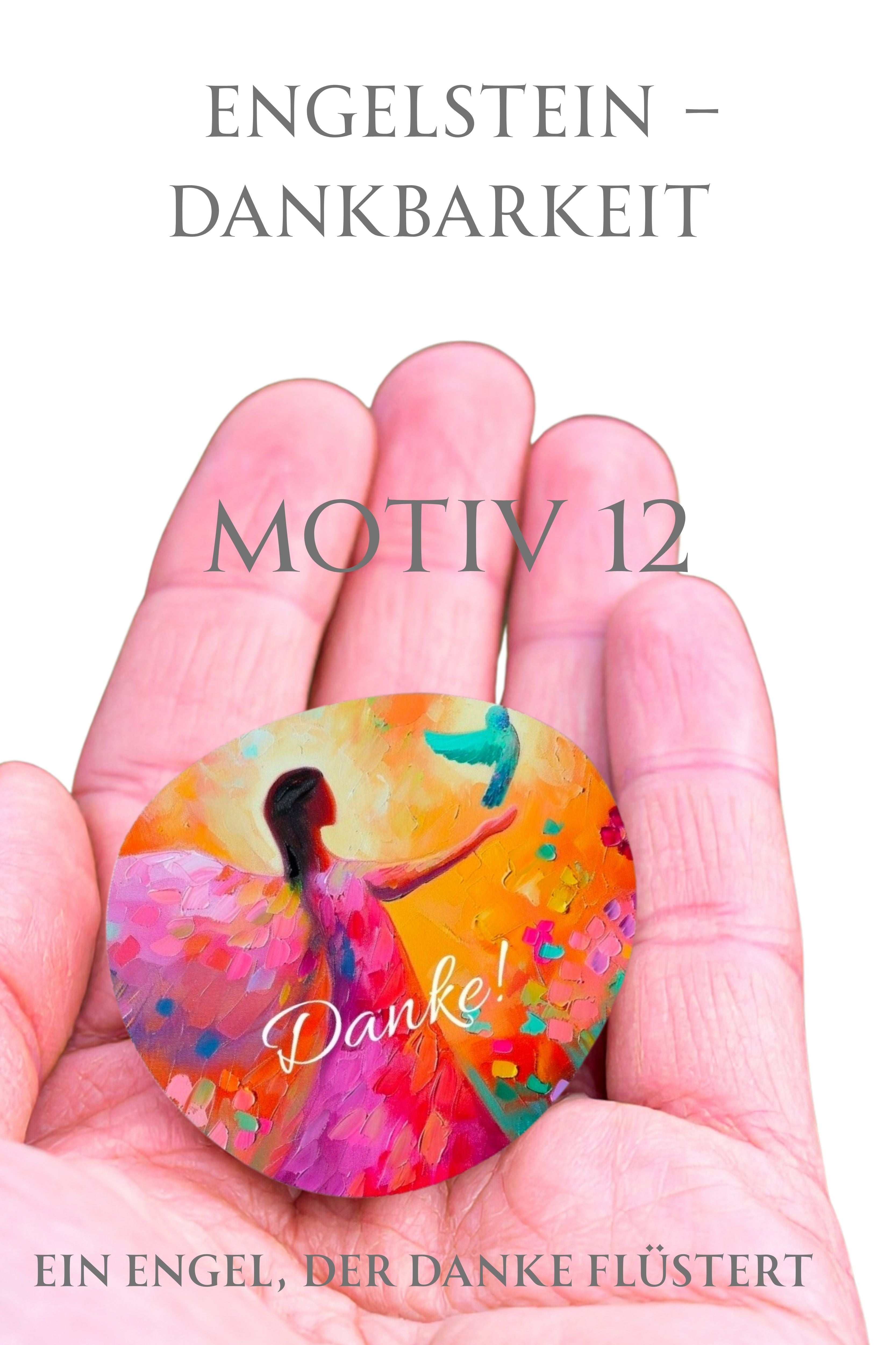 Engelstein „Dankbarkeit“ –Schutzengel| Ein Engel, der „Danke“ flüstert