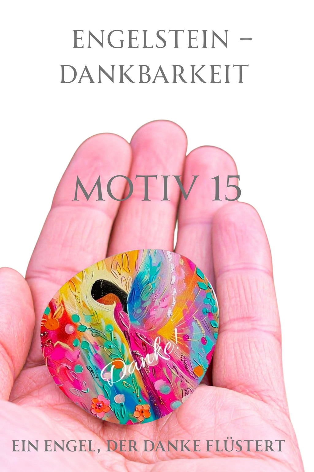 Engelstein „Dankbarkeit“ –Schutzengel| Ein Engel, der „Danke“ flüstert