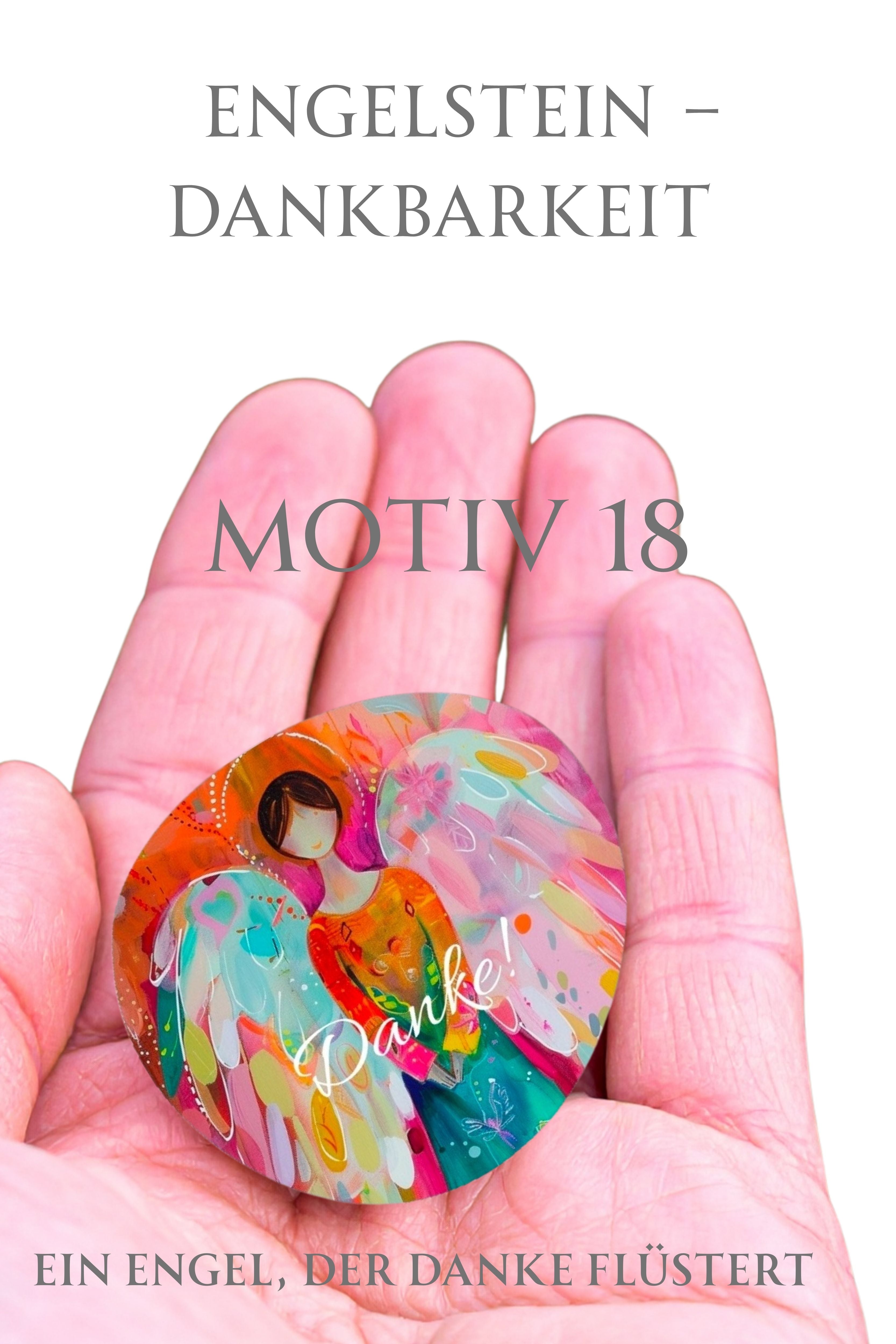 Engelstein „Dankbarkeit“ –Schutzengel| Ein Engel, der „Danke“ flüstert