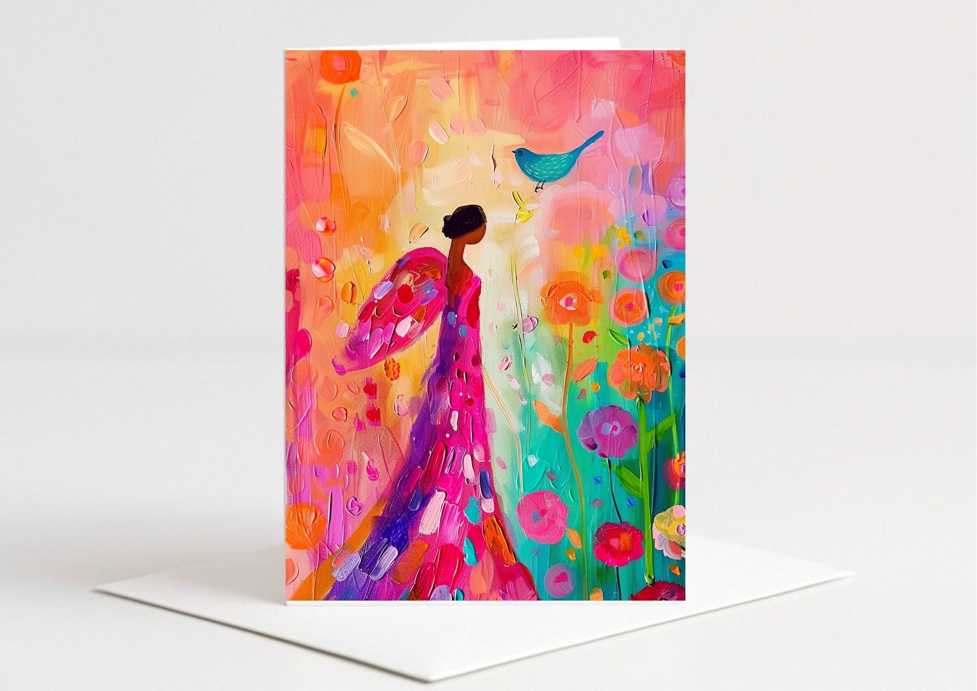 Set aus 10 Engel Grußkarten • A6 Klappkarten • Spirituelle Schutzengelkarte • Himmlische Grußkarten für jeden Anlass