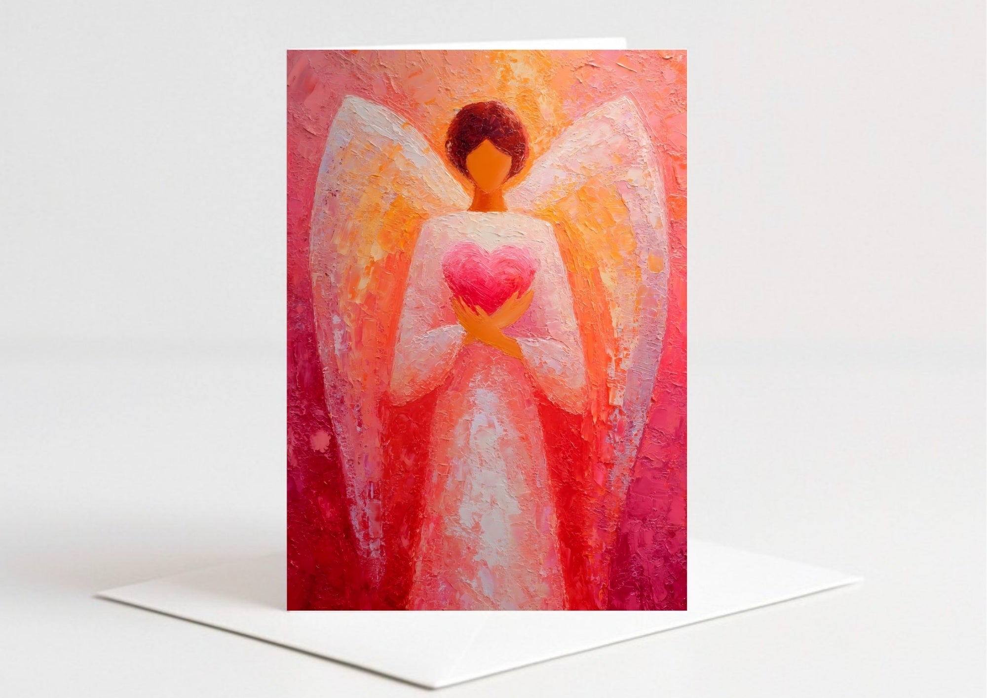 Set aus 10 Engel Grußkarten • A6 Klappkarten • Spirituelle Schutzengelkarte • Himmlische Grußkarten für jeden Anlass