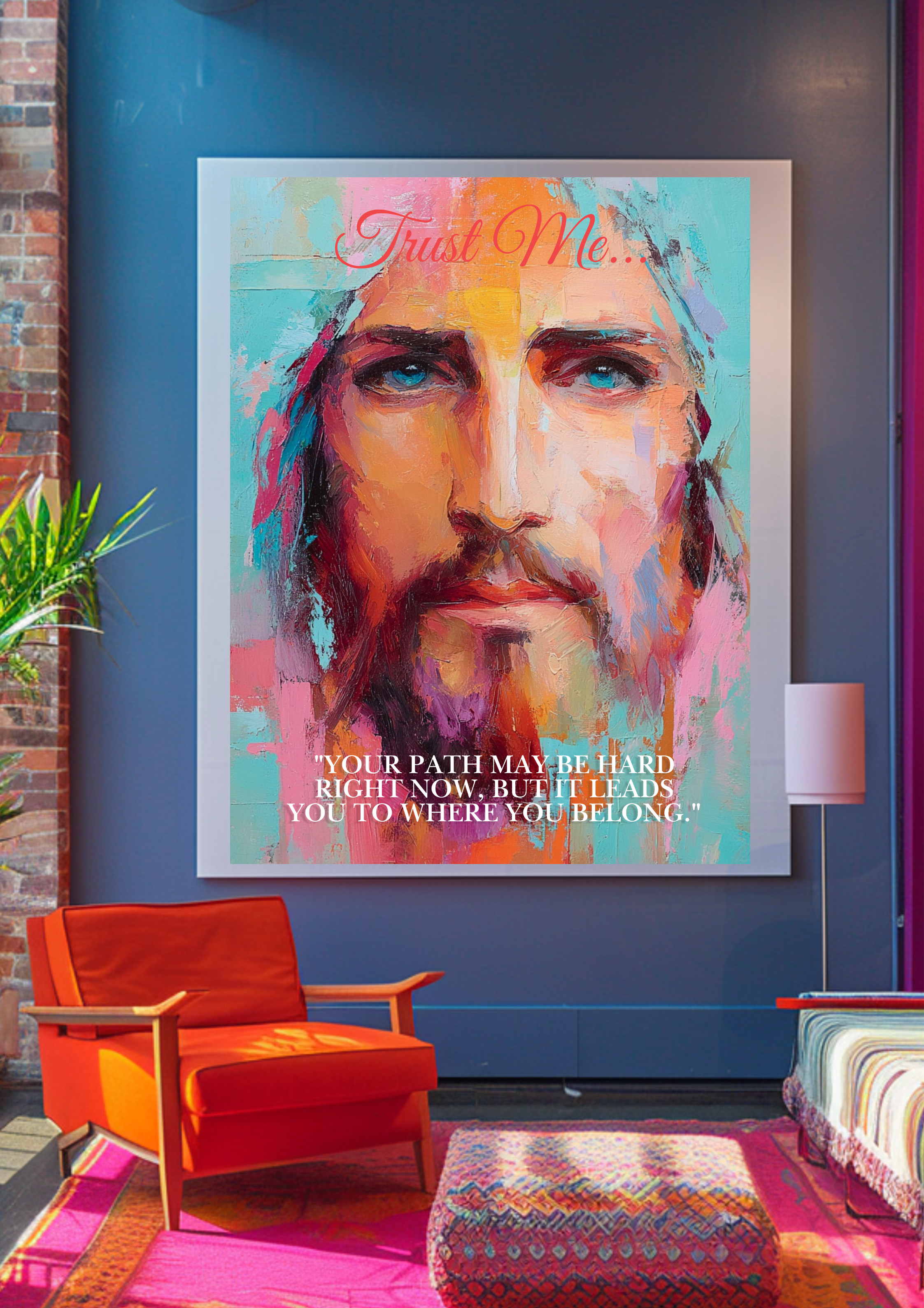 Jesus Poster Modern Jesus Malerei christliche Kunst Bibelkunst druckbare Kunst Jesus Druck Jesus Poster modern Glaube Kunstdruck