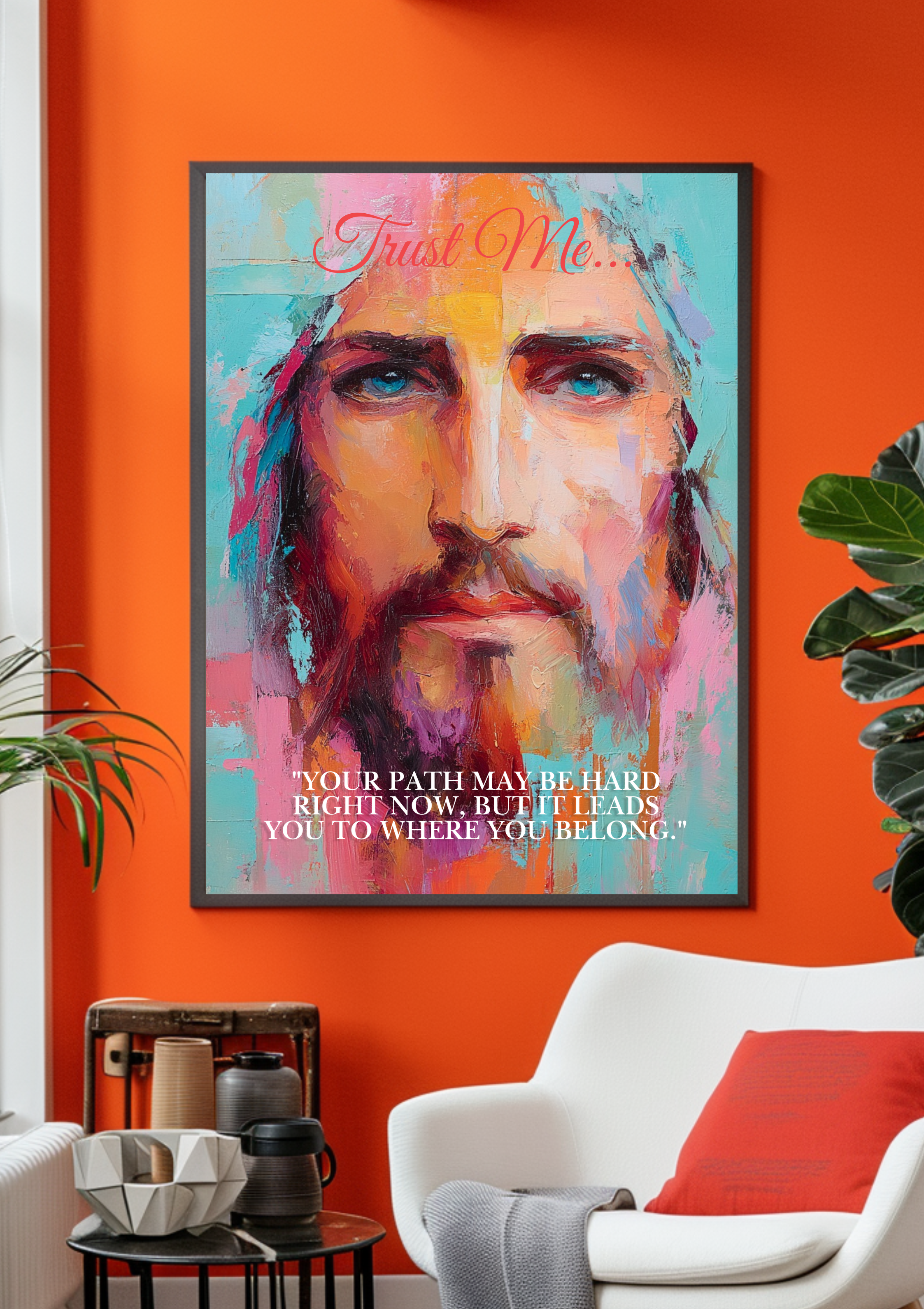 Jesus Poster Modern Jesus Malerei christliche Kunst Bibelkunst druckbare Kunst Jesus Druck Jesus Poster modern Glaube Kunstdruck