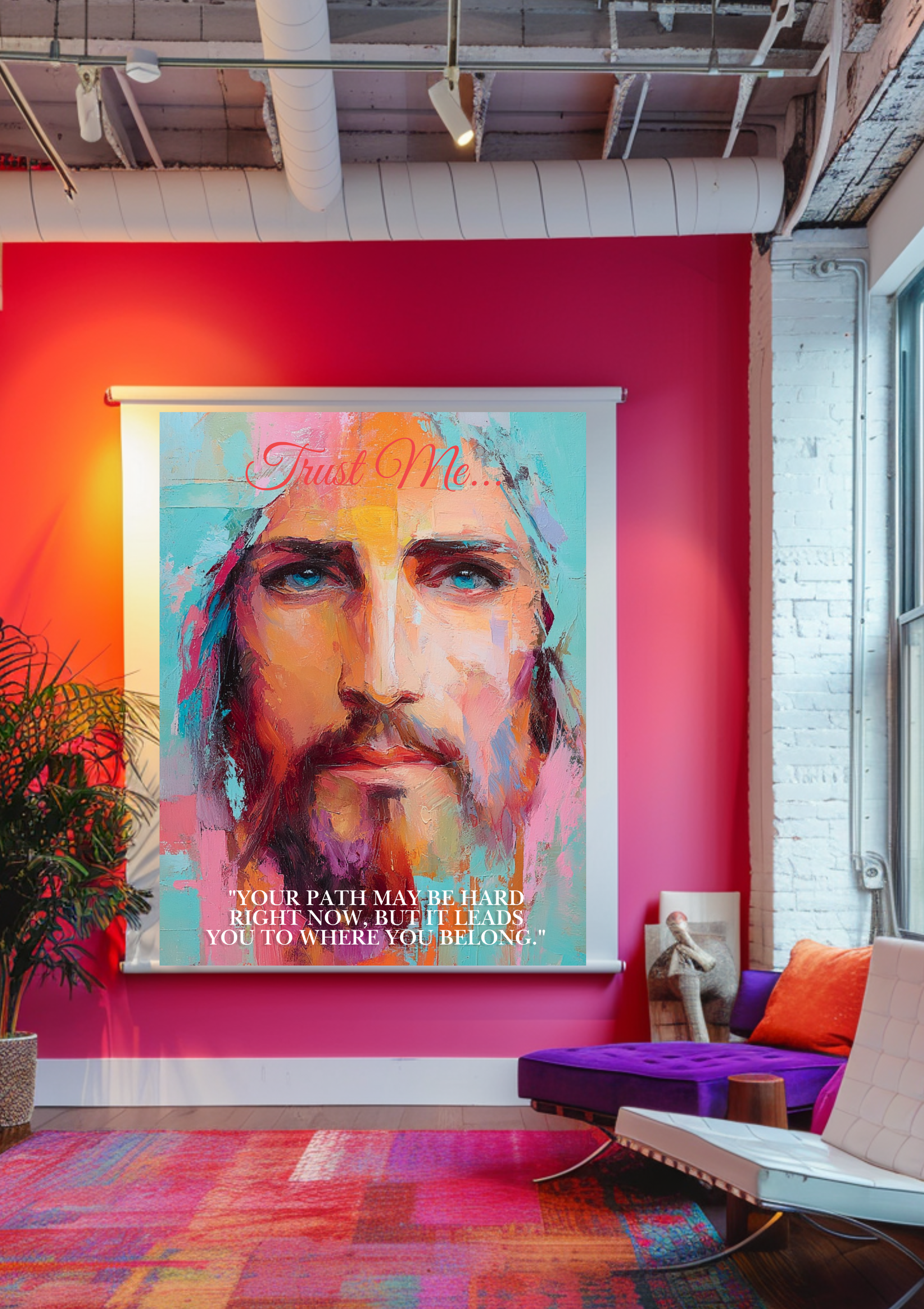 Jesus Poster Modern Jesus Malerei christliche Kunst Bibelkunst druckbare Kunst Jesus Druck Jesus Poster modern Glaube Kunstdruck