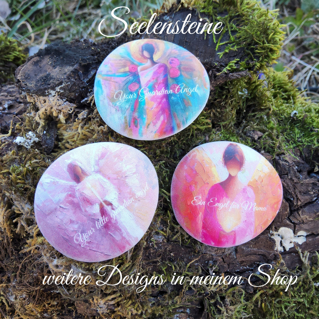 Seelenstein „I send you love“ – Schutzstein, Glücksstein &amp; Heilungsstein 💖