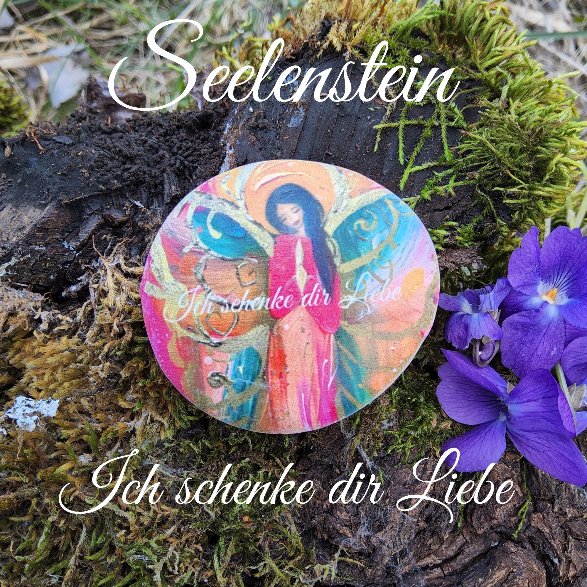 Seelenstein „Ich schenke dir Liebe“ – Schutzstein, Glücksstein & Heilungsstein 💖