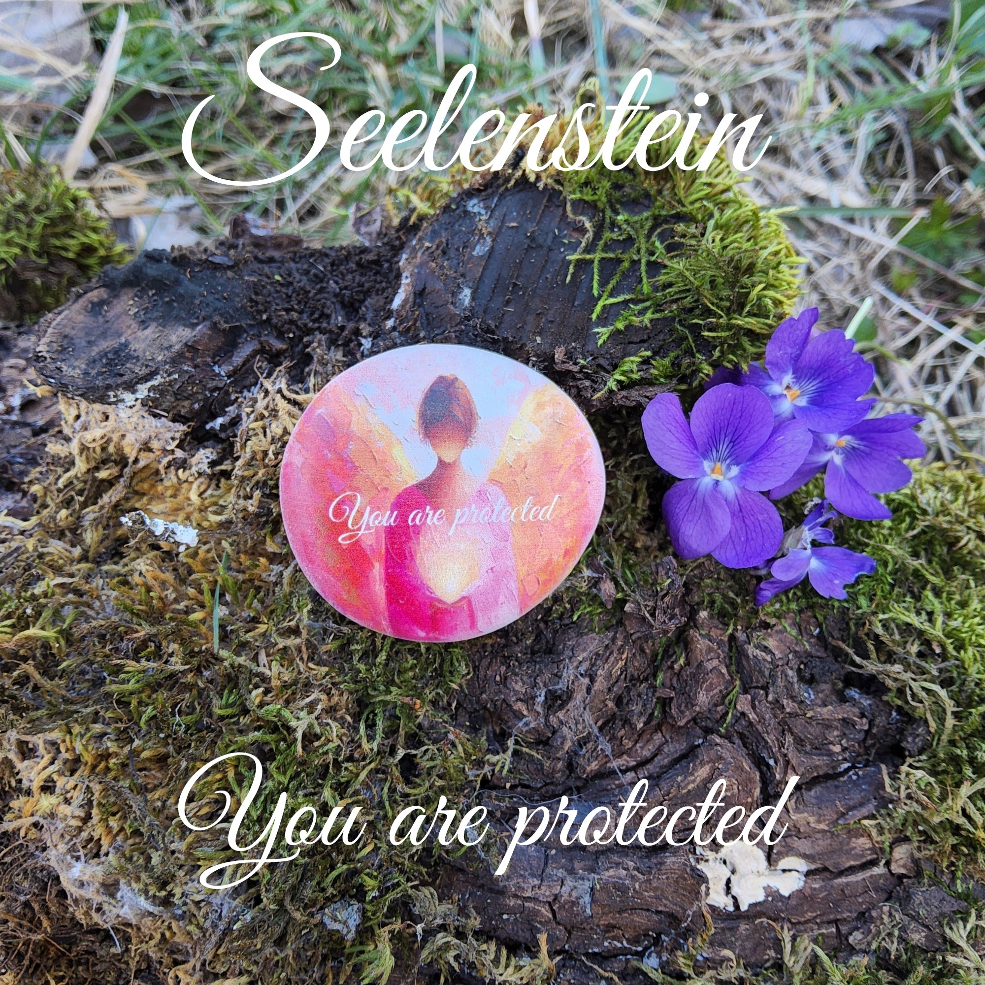 Seelenstein „You are protected“ – Schutzstein, Glücksstein & Heilungsstein