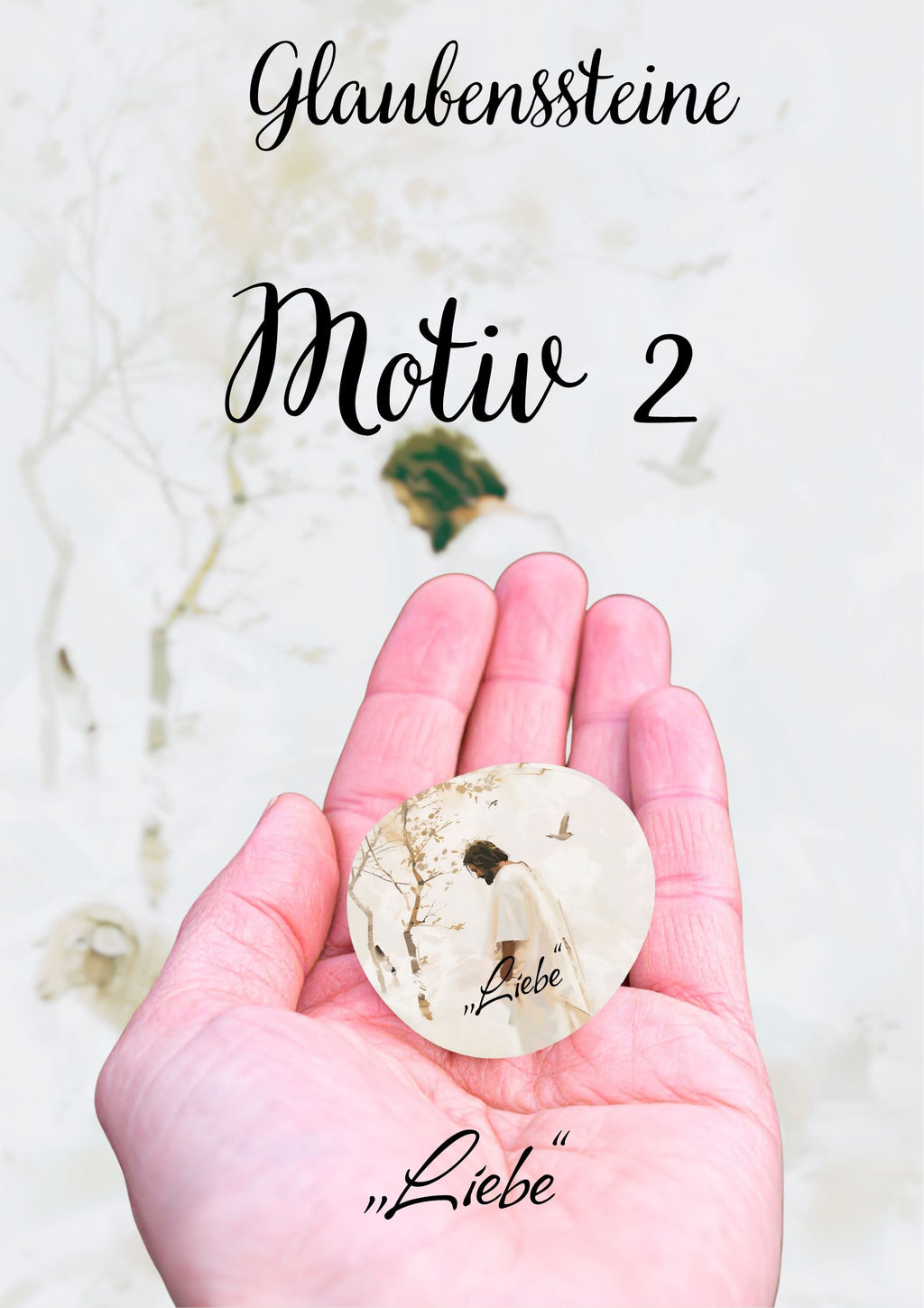 Glaubensstein • Mini-Glaubensbotschaft • Schutzstein • Heilungsstein • Christliches Geschenk • Mutmacher • Trostgeschenk