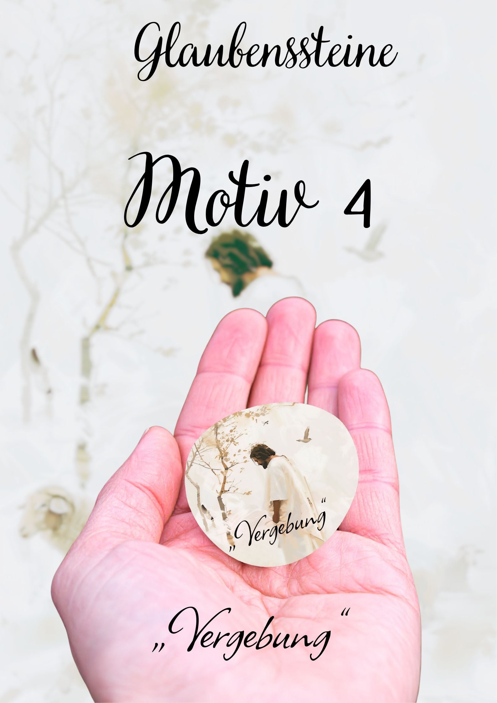 Glaubensstein • Mini-Glaubensbotschaft • Schutzstein • Heilungsstein • Christliches Geschenk • Mutmacher • Trostgeschenk