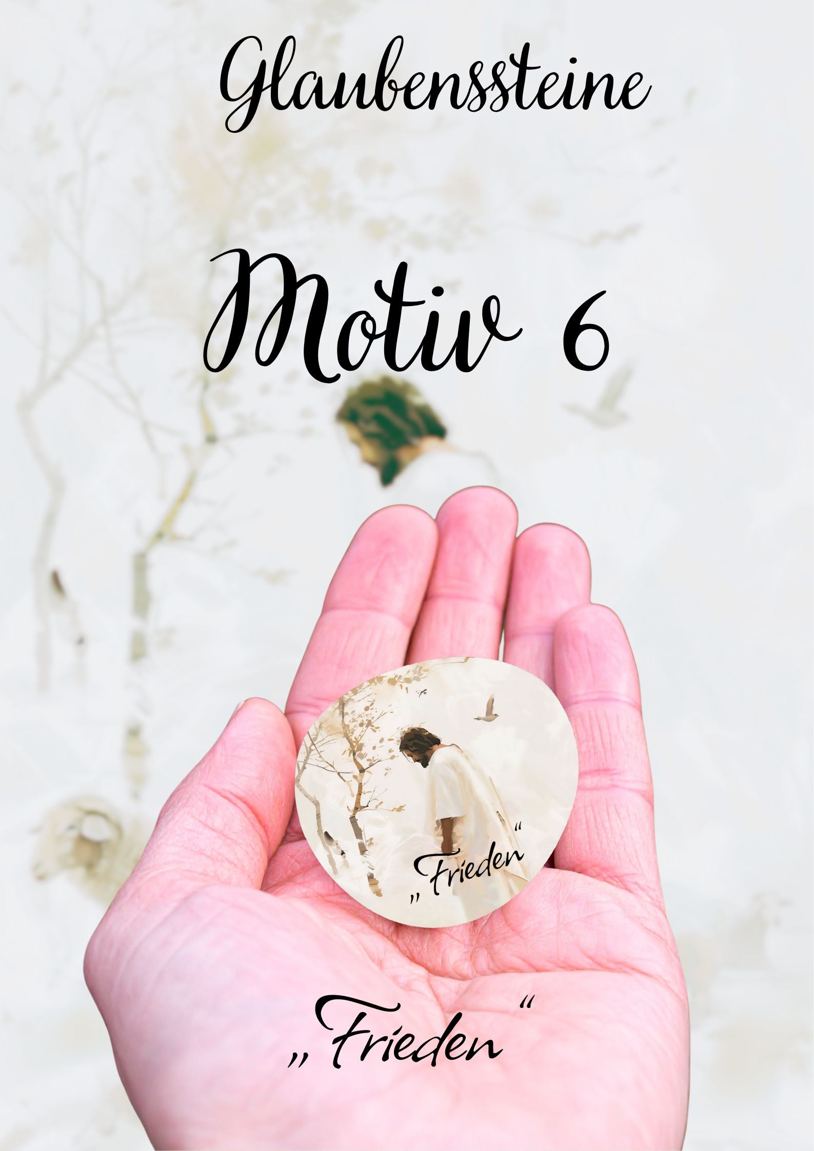Glaubensstein • Mini-Glaubensbotschaft • Schutzstein • Heilungsstein • Christliches Geschenk • Mutmacher • Trostgeschenk