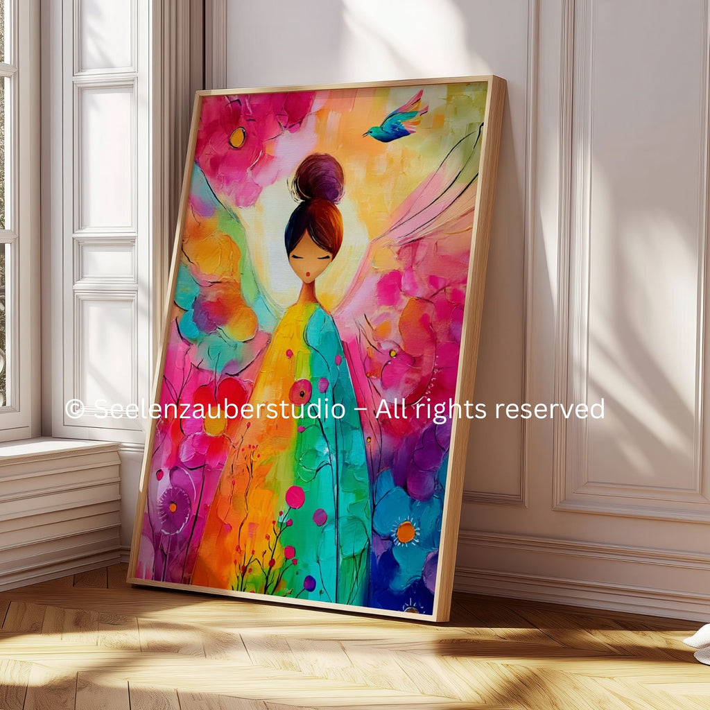 Kunstdruck Engel Poster Wanddekoration (Kopie)