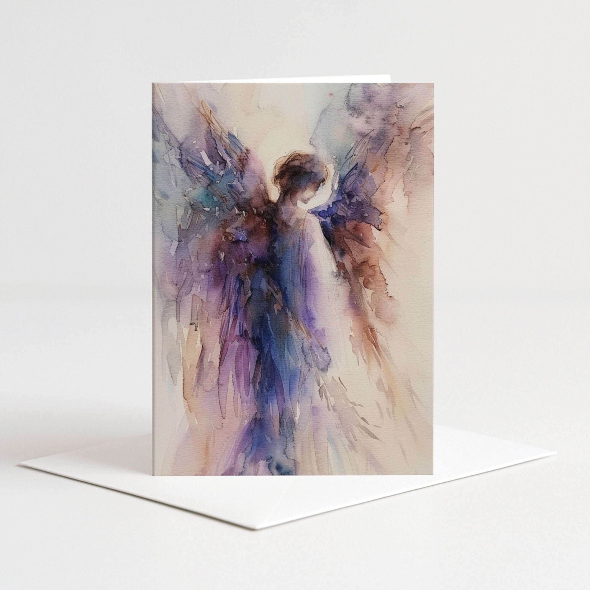 Set aus 10 Engel Grußkarten • A6 Klappkarten • Spirituelle Schutzengelkarte • Himmlische Grußkarten für jeden Anlass